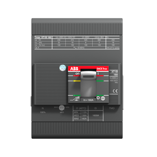 XT1N 160, TMD, In=160A, InN=100%, 4p