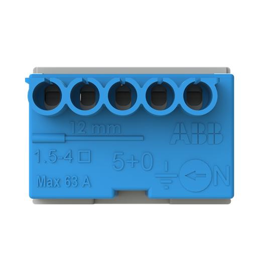 Terminal bloğu vidasız N 5×1,5-4mm²