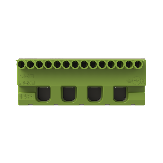Terminal bloğu vidasız PE 14×1,5-4mm²+4x25mm²