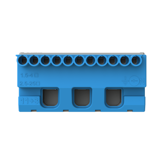 Terminal bloğu vidasız N 11×1,5-4mm²+3x25mm²
