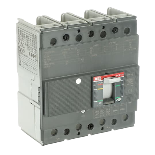 XT3N 250, TMD, In=200A, InN=100%, 4p
